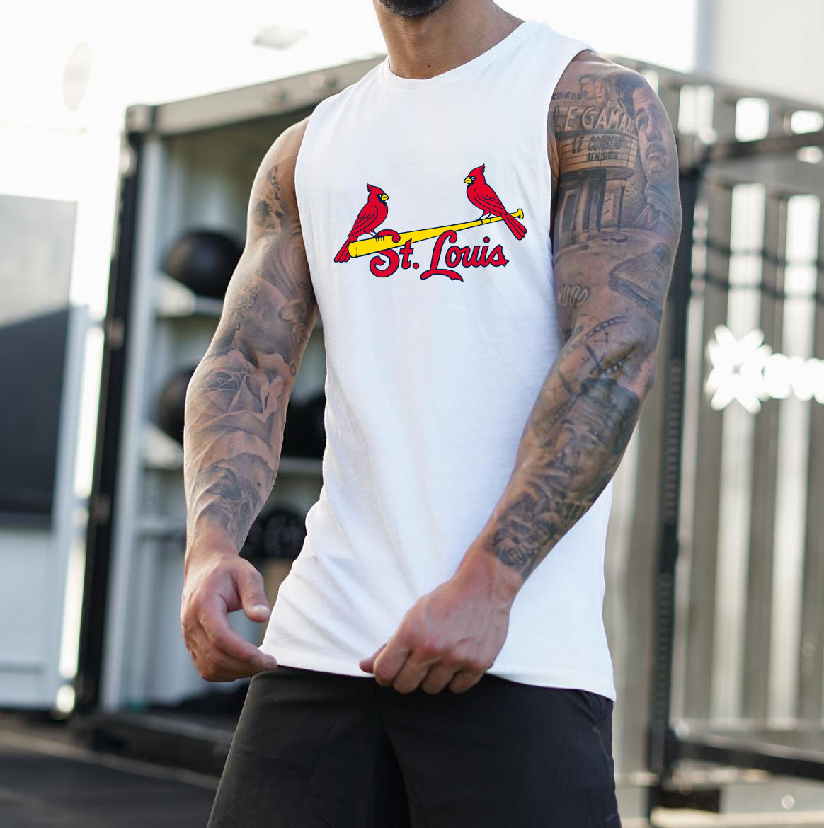 St. Louis Cardinals Men's Tank Top-B