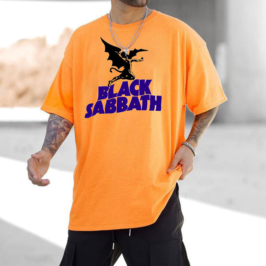 Black Sabbath Rock Music Graphic Print Casual Men's T-Shirt