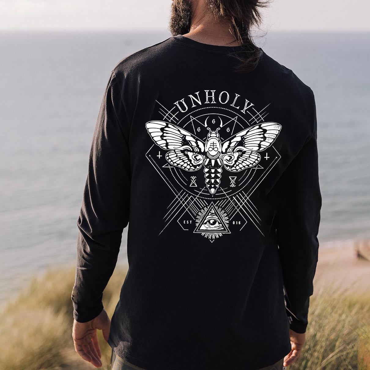 UNHOLY Print Men's Cotton T-shirt 220GSM-B