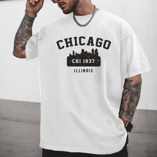 NOVAROPA™ Chicago 1837 Men's White T-shirt