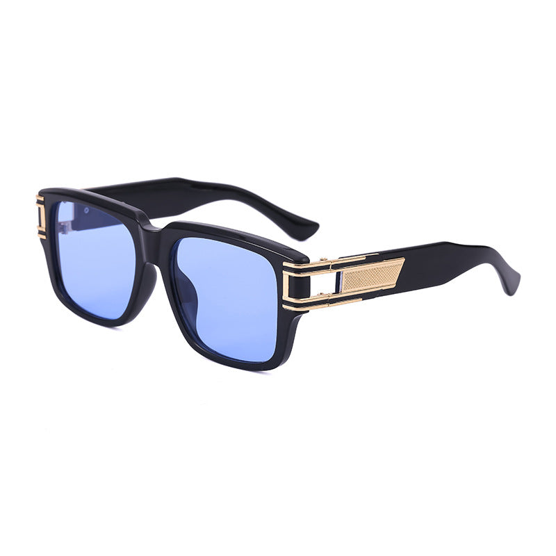Retro Large Square Frame Men's Sunglasses