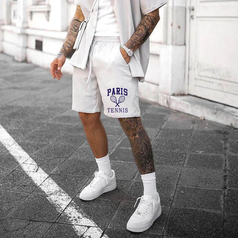 Paris Tennis Team Men's Casual Shorts