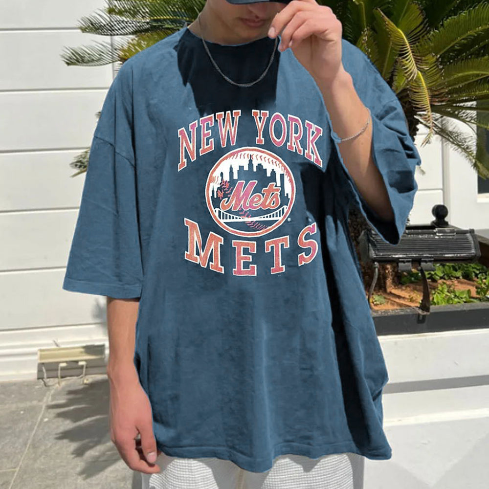 NY Mets Men's Summer Fahsion T-Shirts