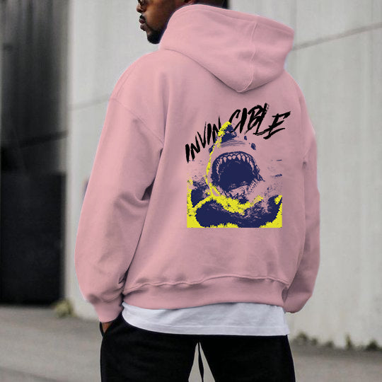 NOVAROPA™ Shark Graphics Casual Fleece Hoodie