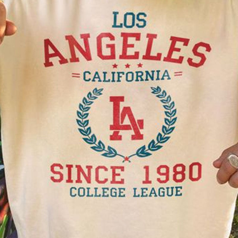Los Angeles Graphic Print Men's Casual Sweatshirt