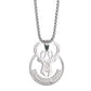 Milwaukee Bucks Titanium Steel Necklace