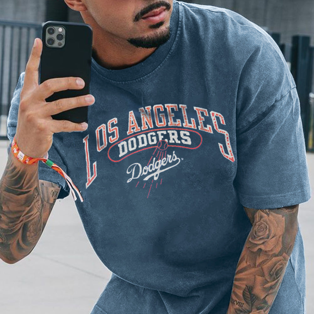 Los Angeles Dodgers Men's Basic T-Shirts