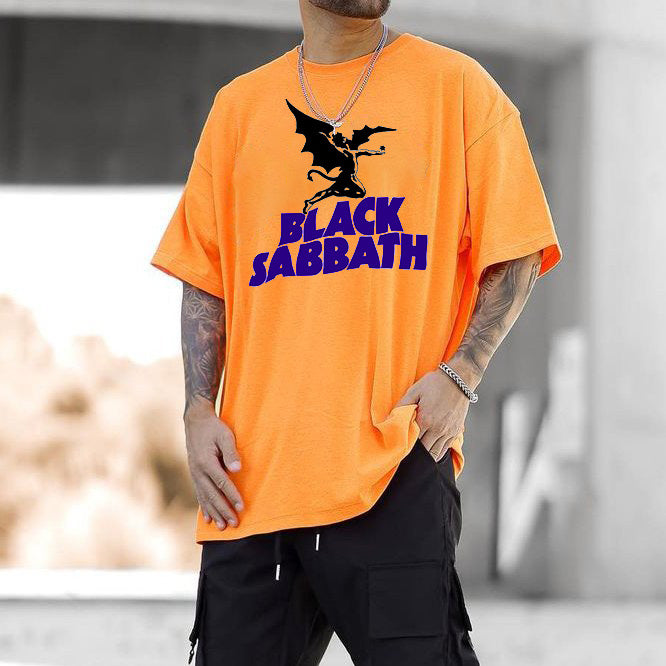Black Sabbath Rock Music Graphic Print Casual Men's T-Shirt