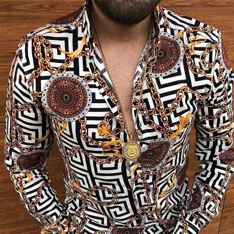 Casual Printed Vacation Shirt