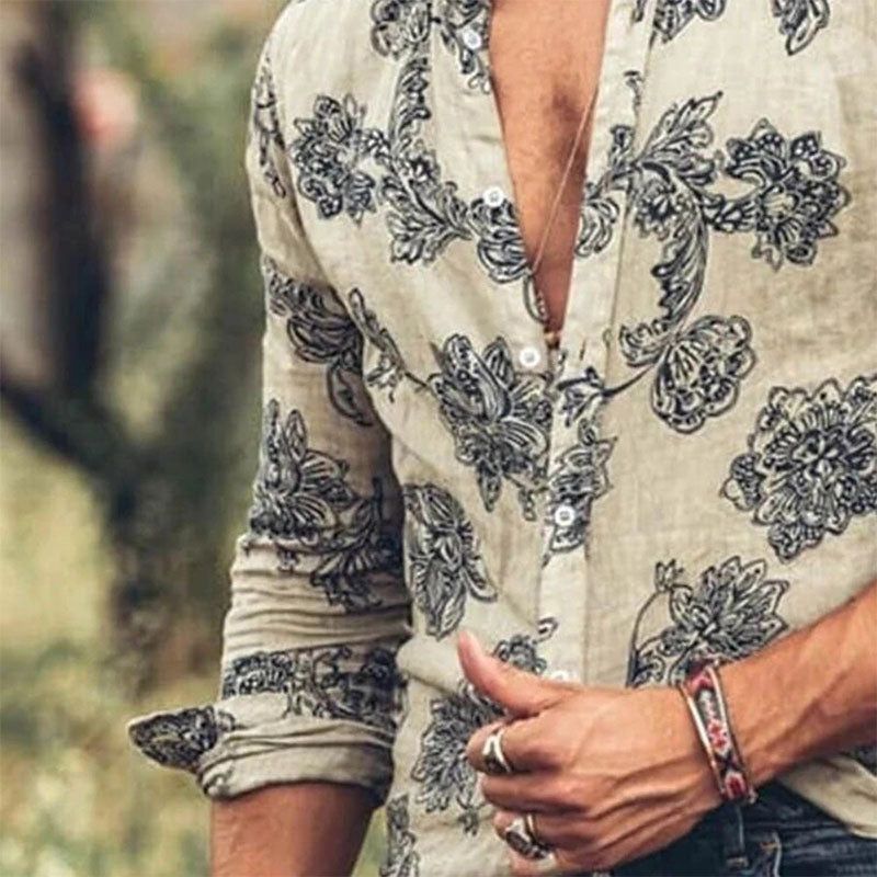 Casual Printed Vacation Shirt