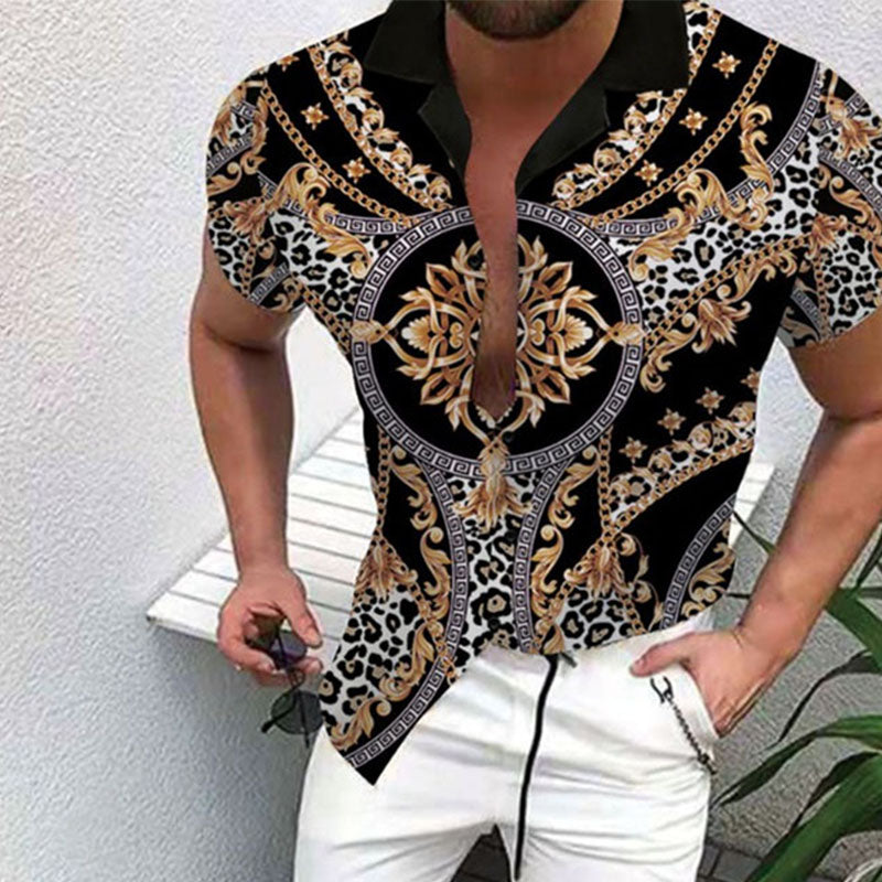 Casual Printed Vacation Shirt