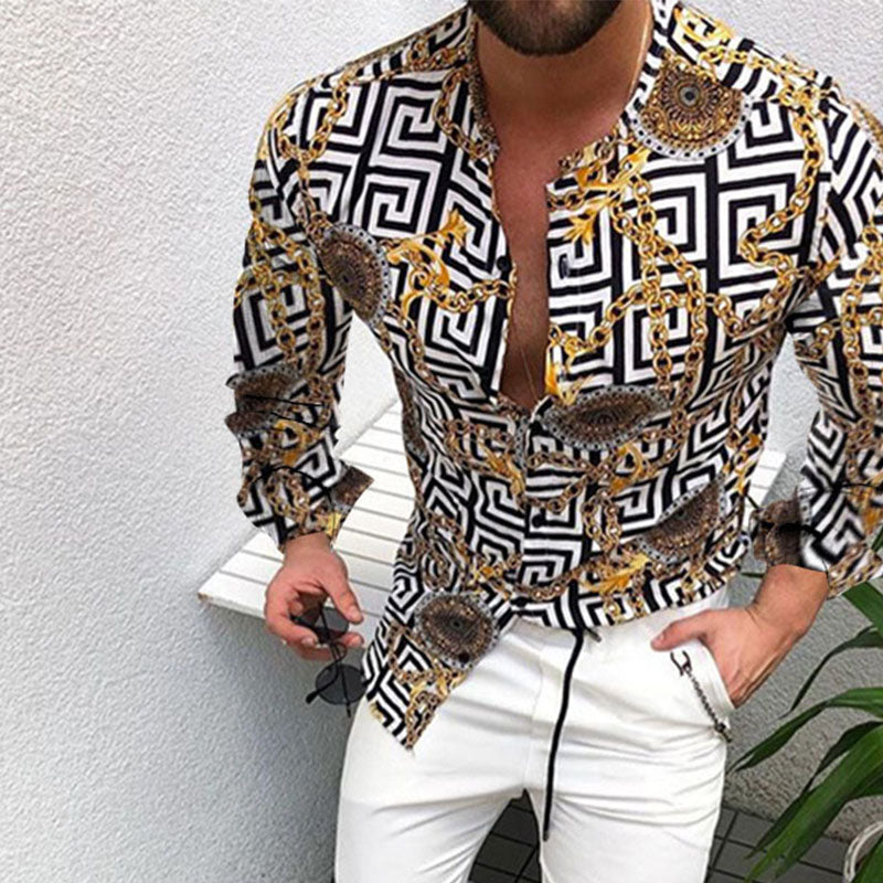 Casual Printed Vacation Shirt
