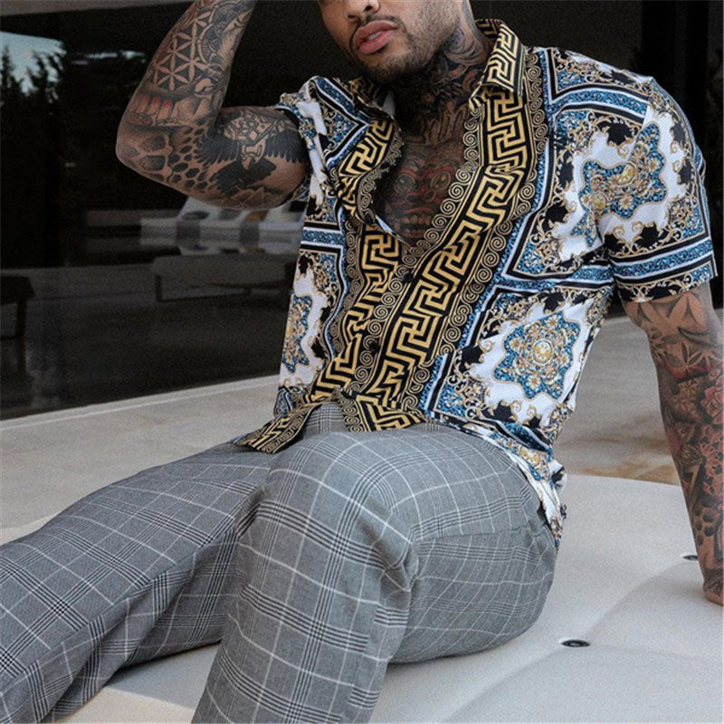 Casual Printed Vacation Shirt