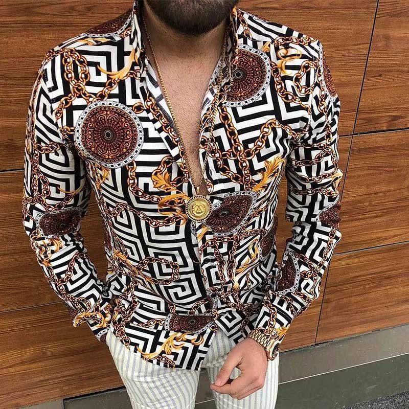 Casual Printed Vacation Shirt