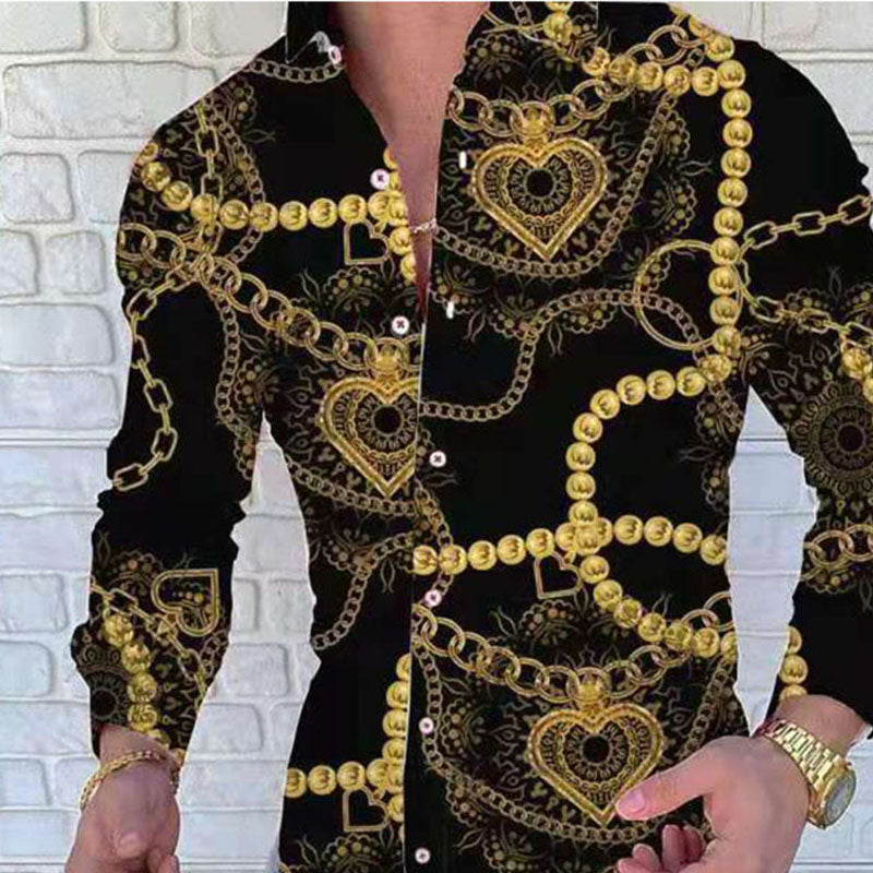 Casual Printed Vacation Shirt
