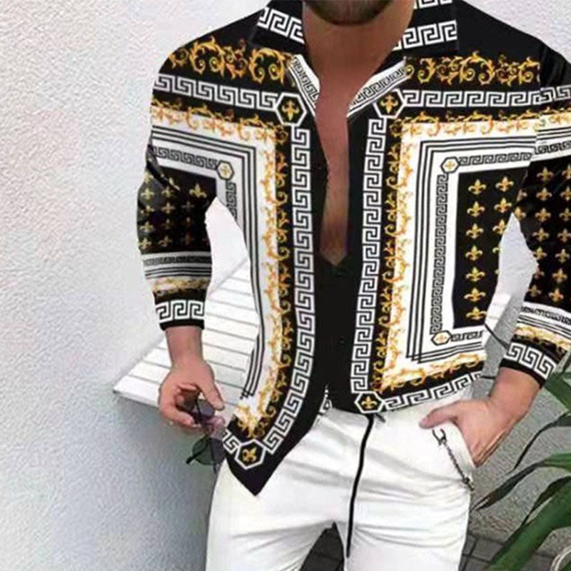 Casual Printed Vacation Shirt