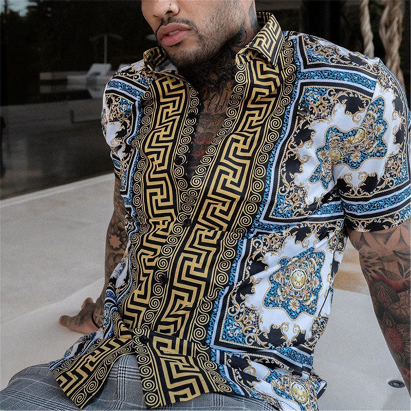 Casual Printed Vacation Shirt