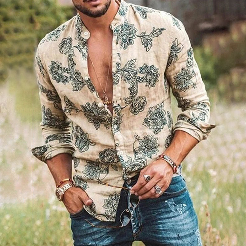 Casual Printed Vacation Shirt