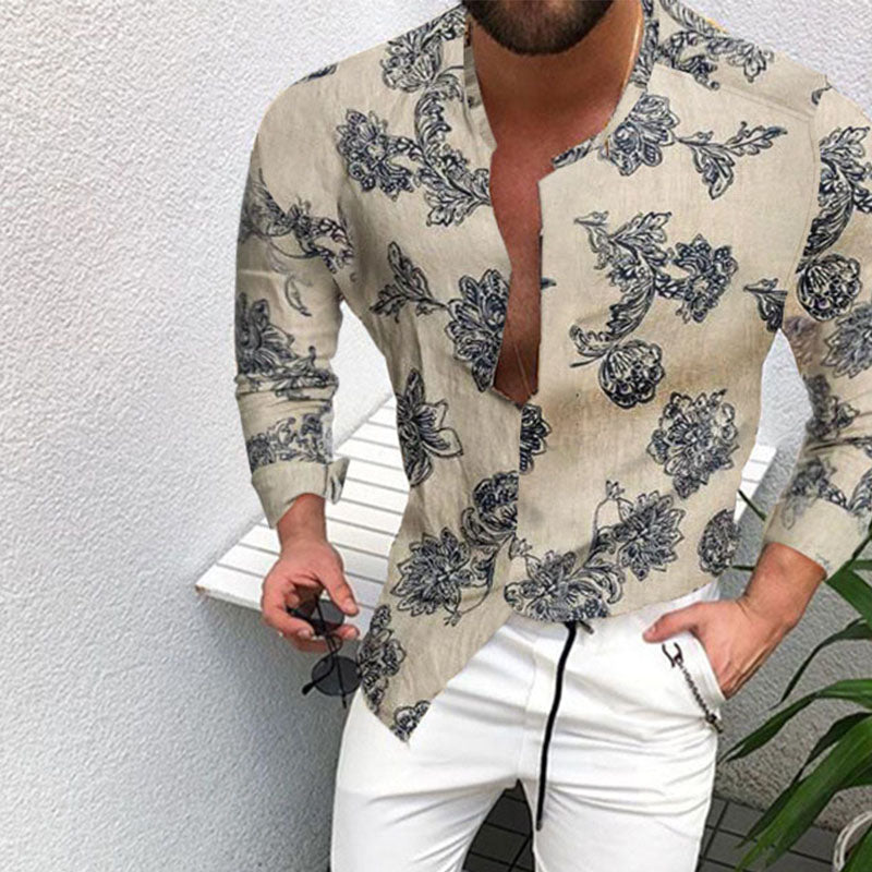 Casual Printed Vacation Shirt