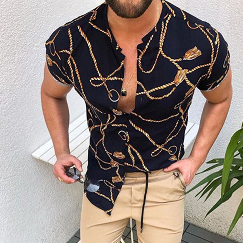 Casual Printed Vacation Shirt