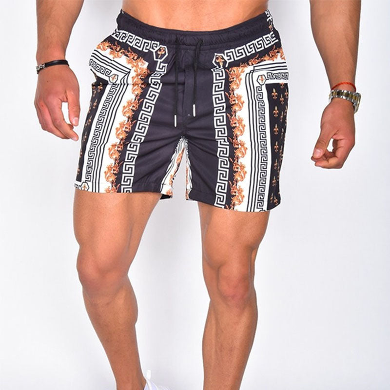 Casual Print Resort Style Shorts