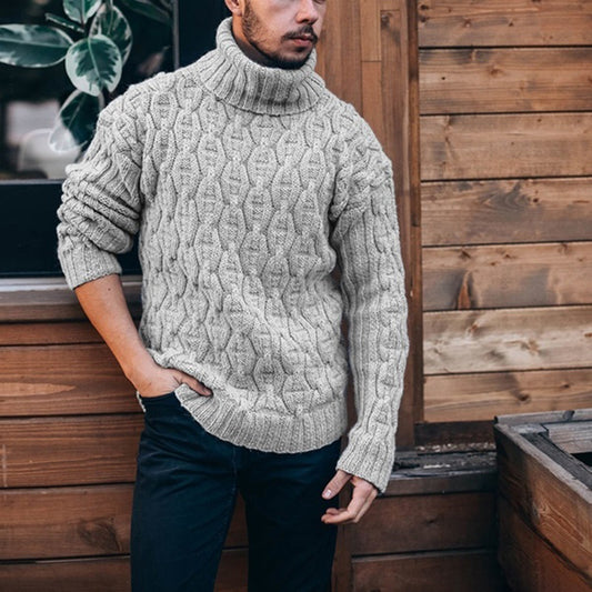 Men's Cozy Turtleneck Sweater Knitwear