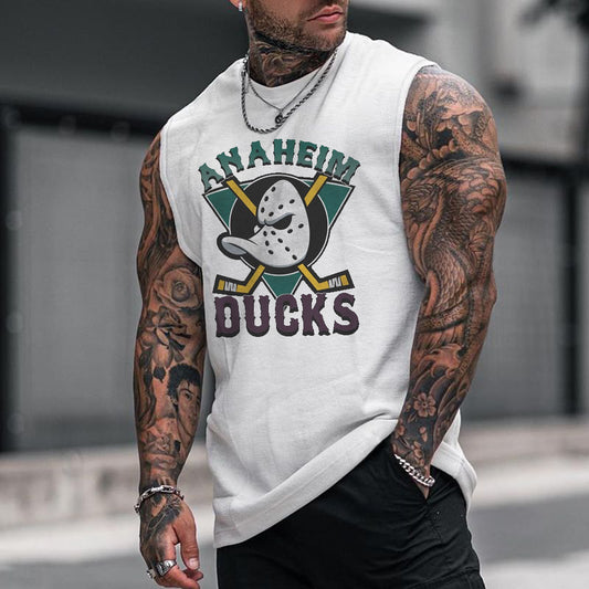 Mighty Duck Men's Streetwear Tank Tops-C