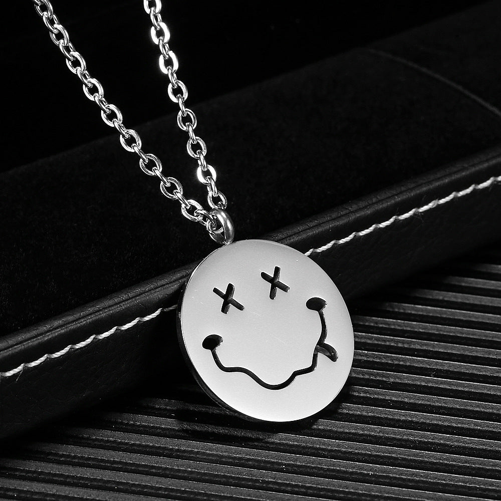Smiley Men's Hip Hop Punk Trendy Necklace