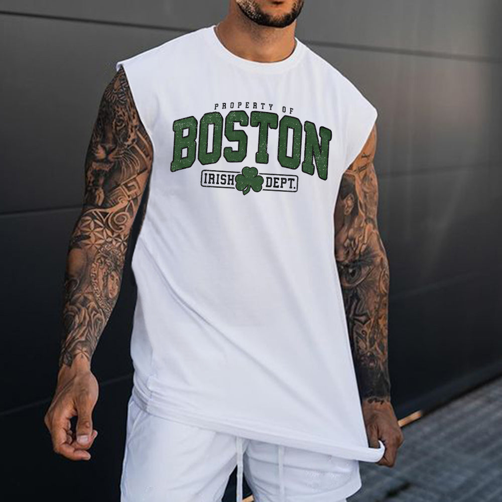 Boston Men's Fashion Tank Tops