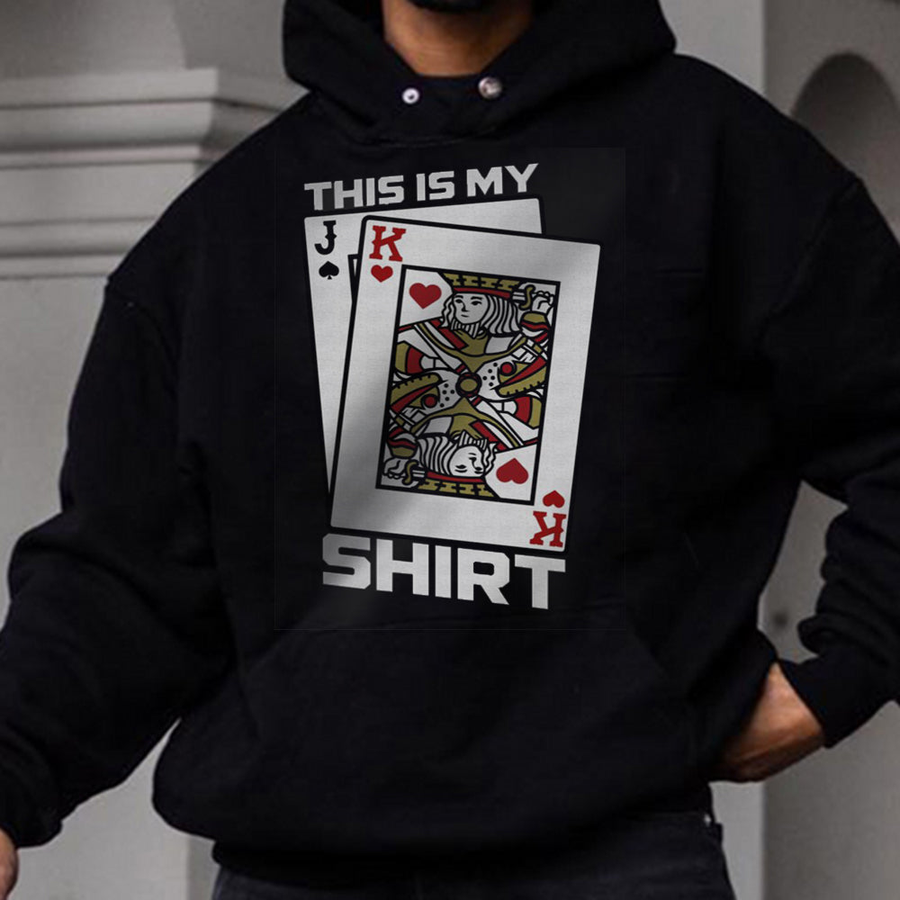 Graphic Print Casual Men's Hoodie Sweatshirt