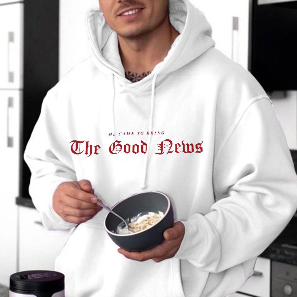 THE GOOD NEWS Men's Fashion Trends Pullover Hoodies
