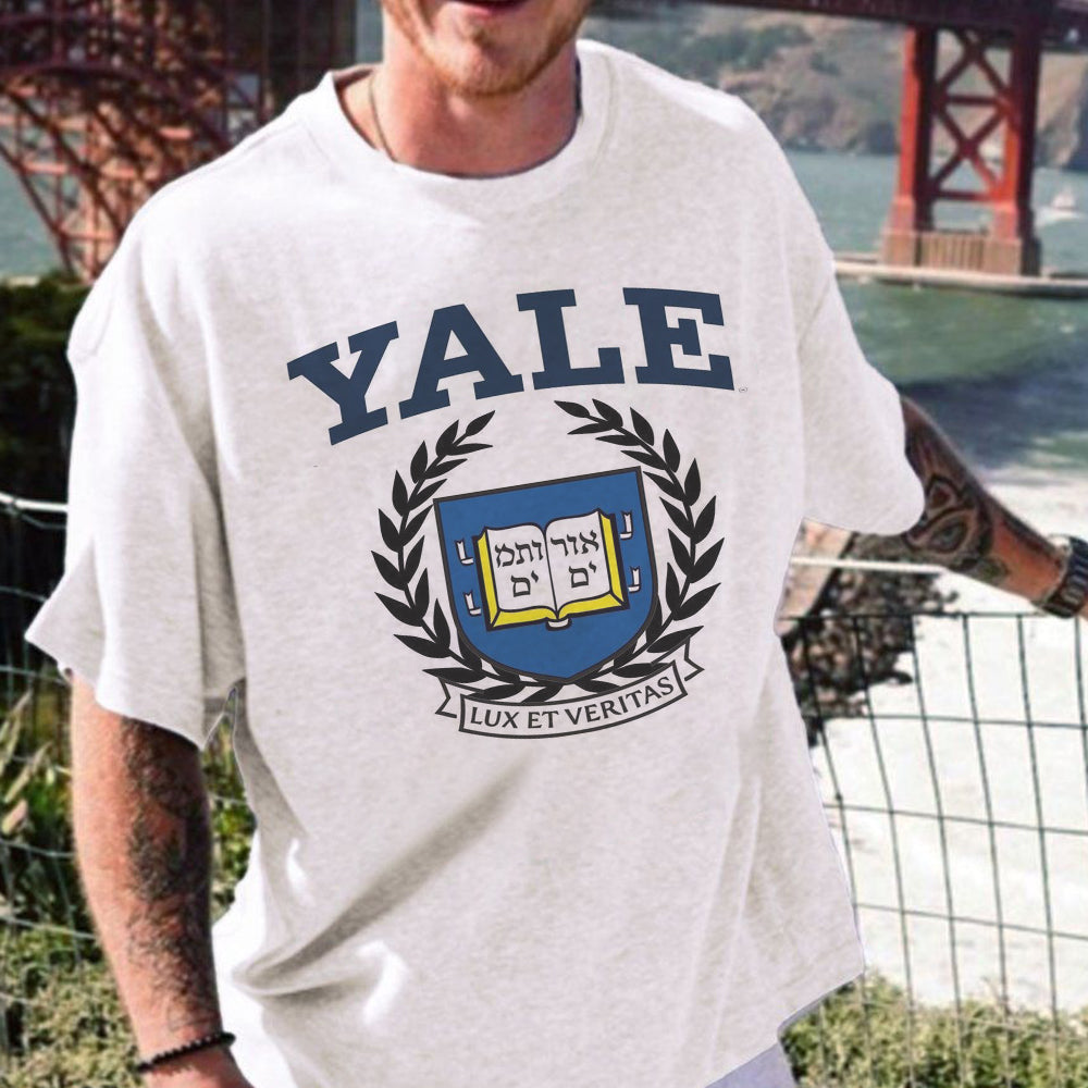 Yale University Men's Summer Casual T-Shirts