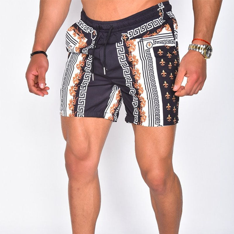 Casual Print Resort Style Shorts