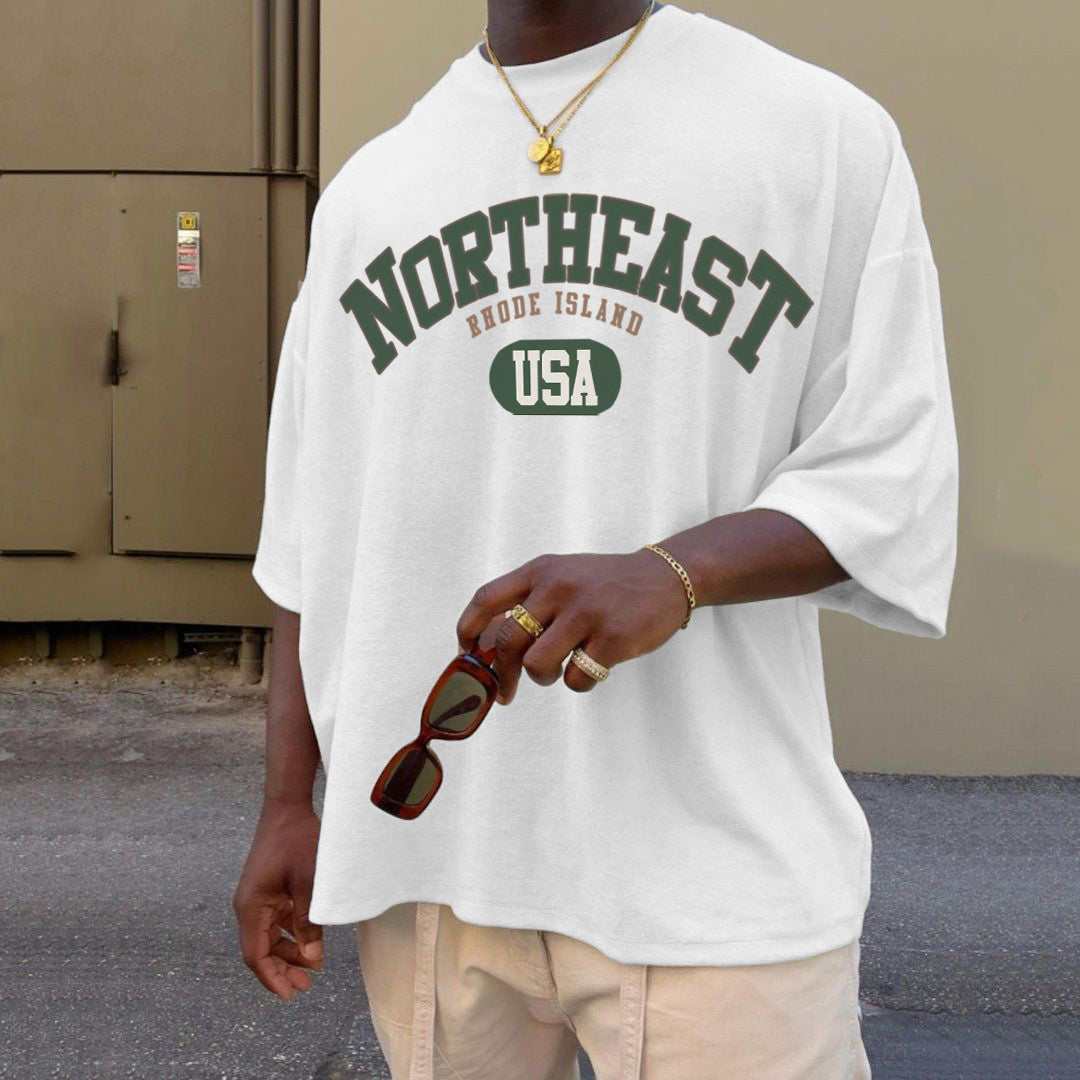 Northeast Print Men's Loose Fit T-Shirt