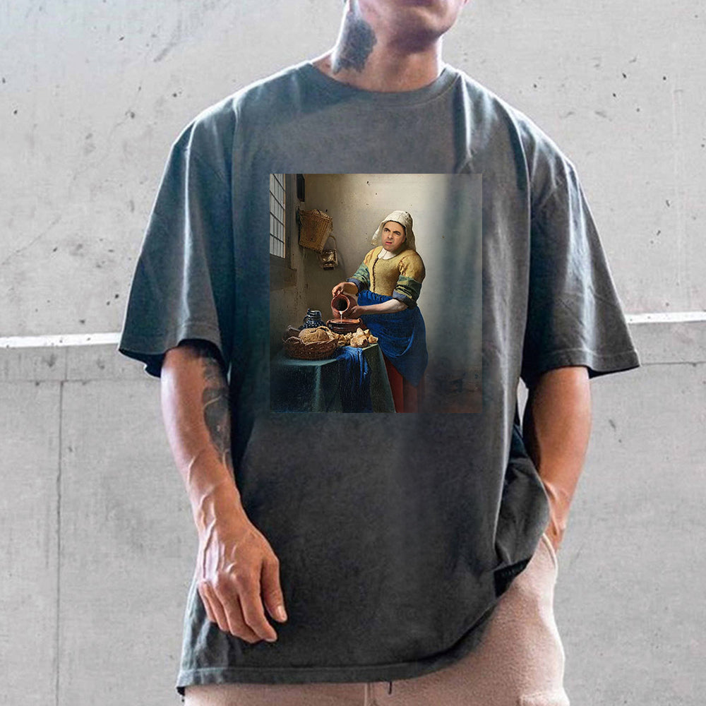 NOVAROPA™ Spoof Art Creative Print Men's T-Shirt