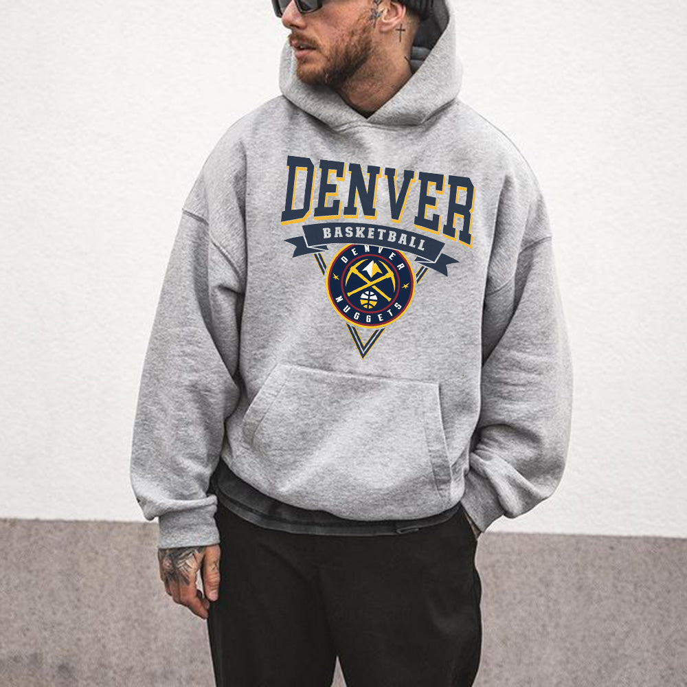 Denver Nuggets Basketball Men's Fleece Hoodies