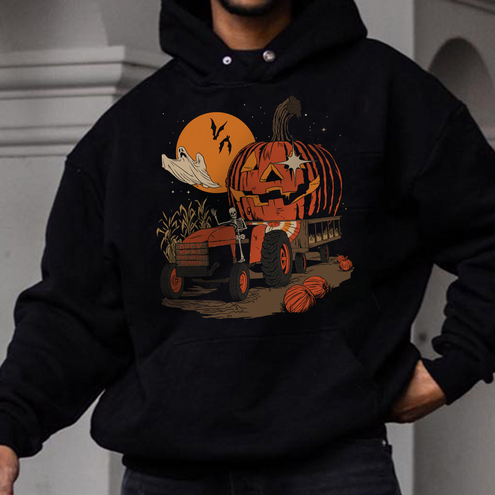 Halloween Graphic Print Men's Sweatshirt