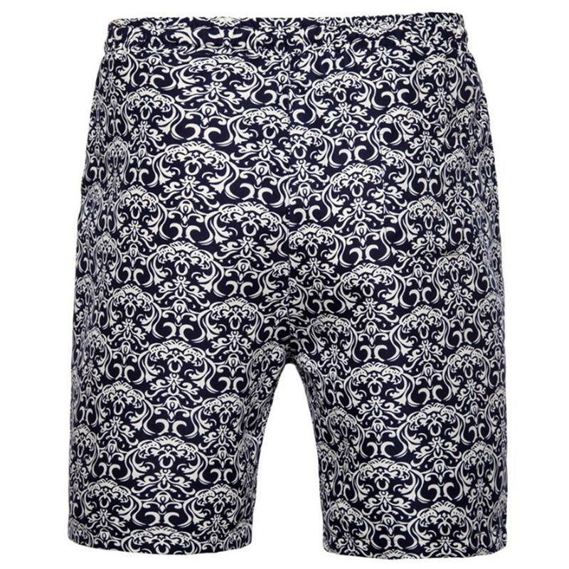 Men's lapel Print Two-piece Suit
