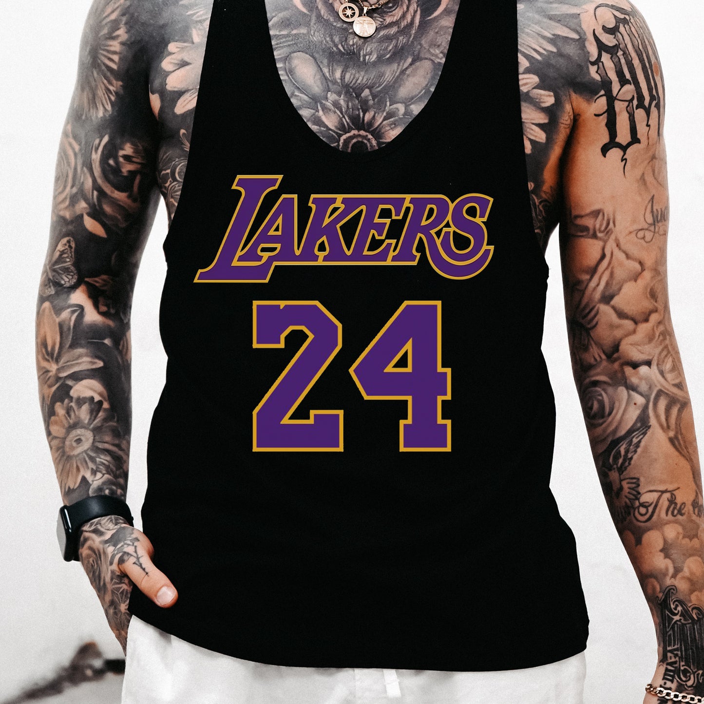 Lakers Men's Sports Casual Tank Top