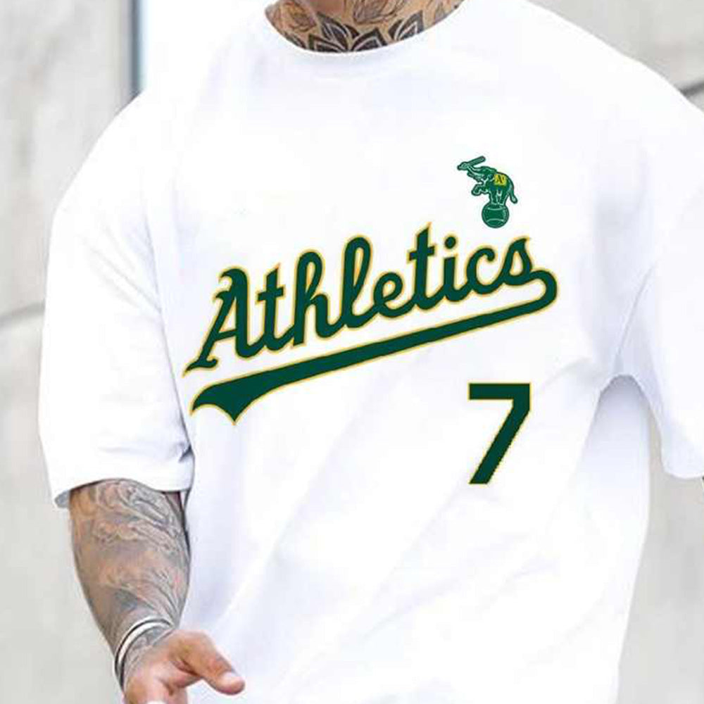Oakland Athletics Men's Fashion Summer T-Shirts