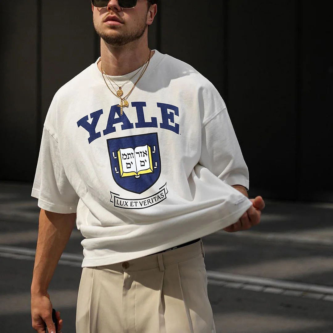 Yale University Men's Fashion Summer T-Shirts