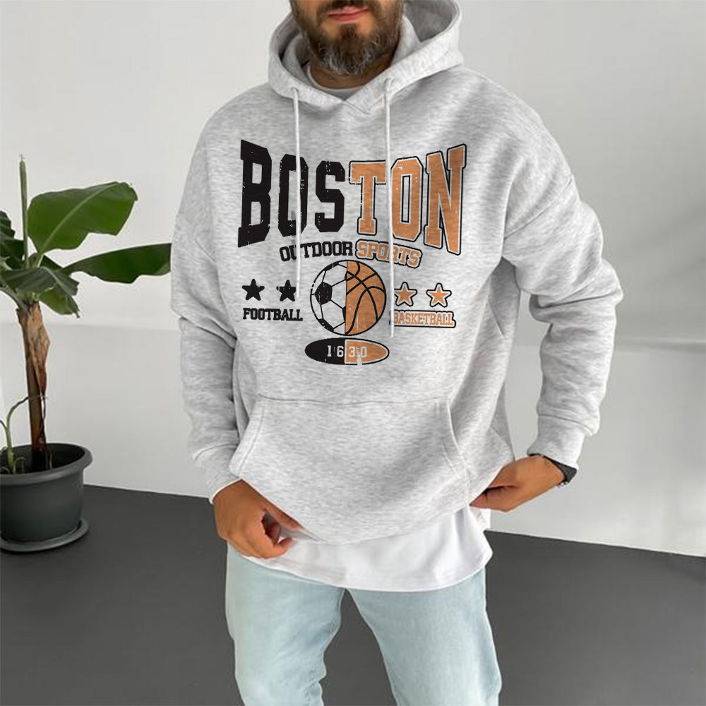 Boston Sports Men's Casual Hoodies