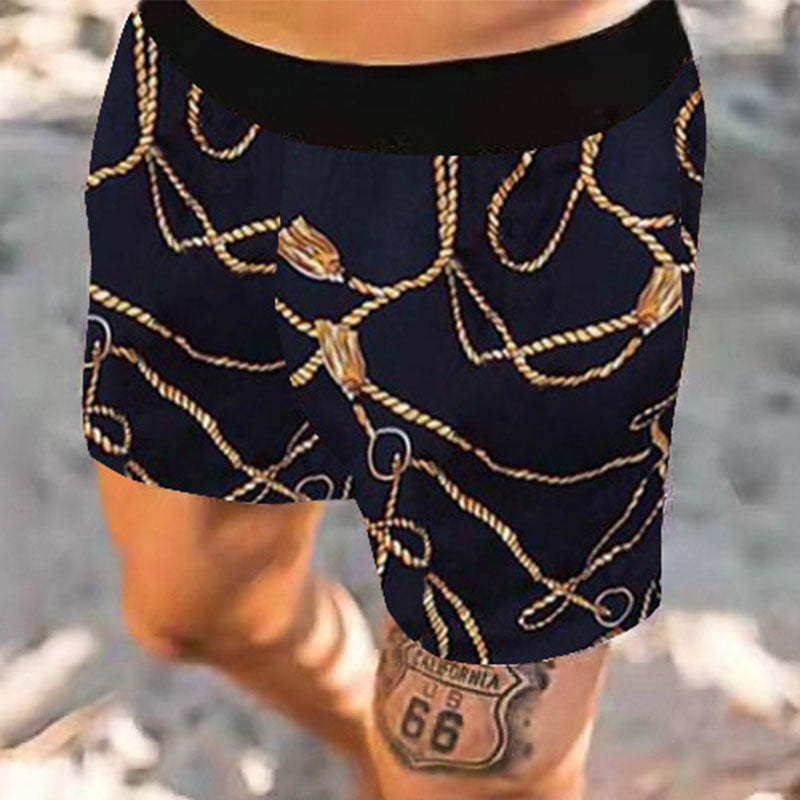 Casual Print Resort Style Shorts