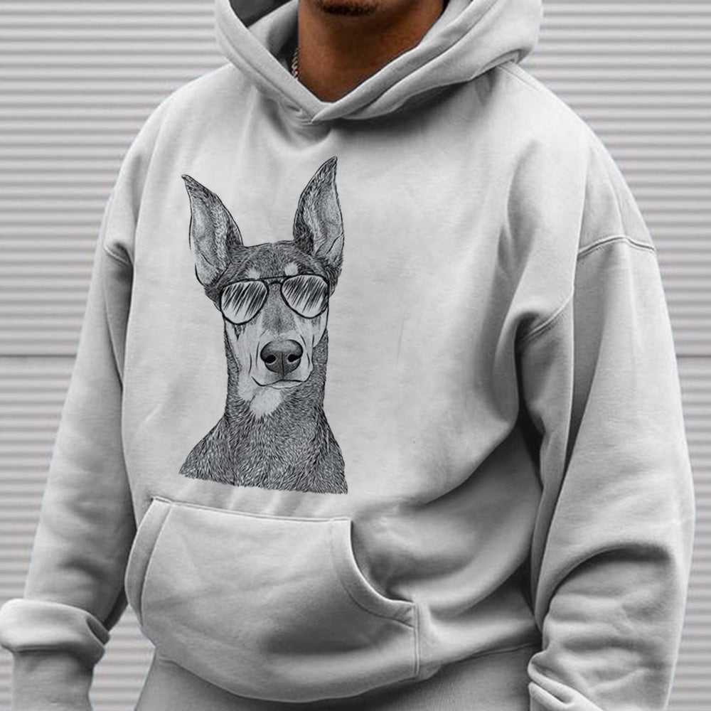 Alphabet Graphic Print Casual Men's Hoodie Sweatshirt
