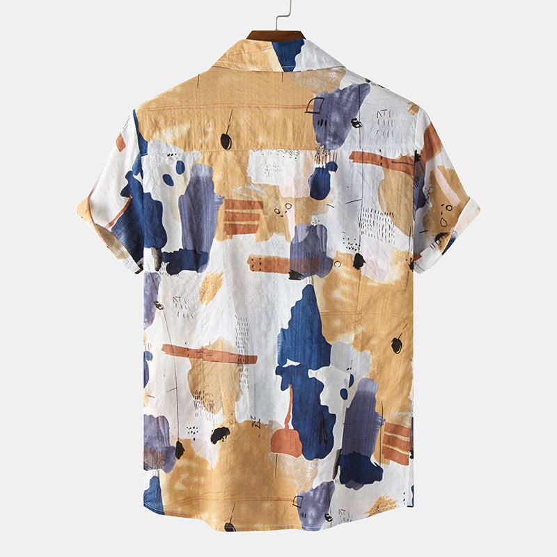 Casual Vacation Print Shirt