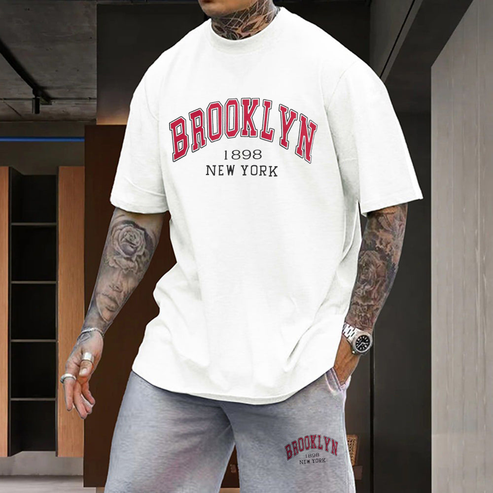 Brooklyn Men's Stylish Casual Short Sleeves Tracksuits
