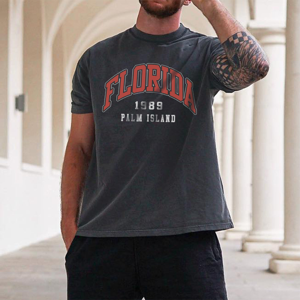 Florida Men's Streetwear Fashion Sport Tracksuits
