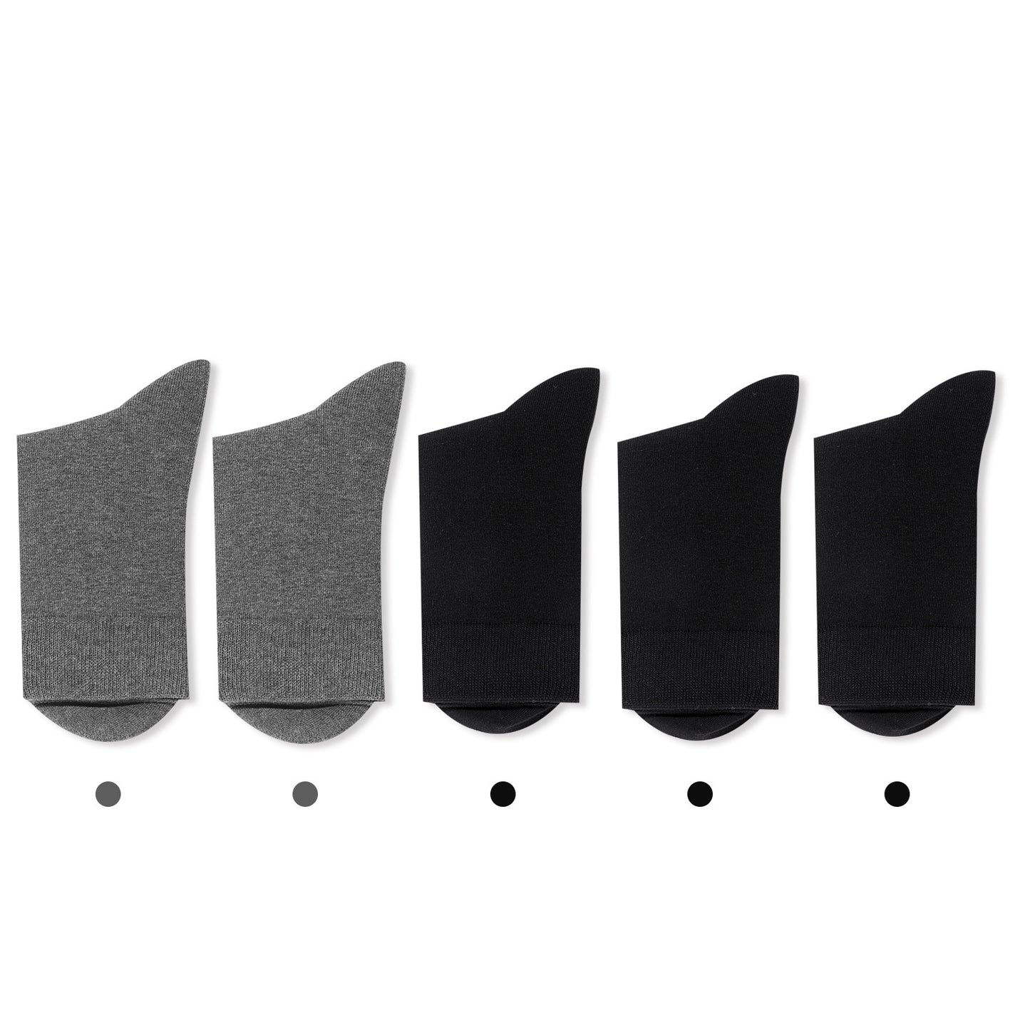 Men's 5-Pairs Crew Socks