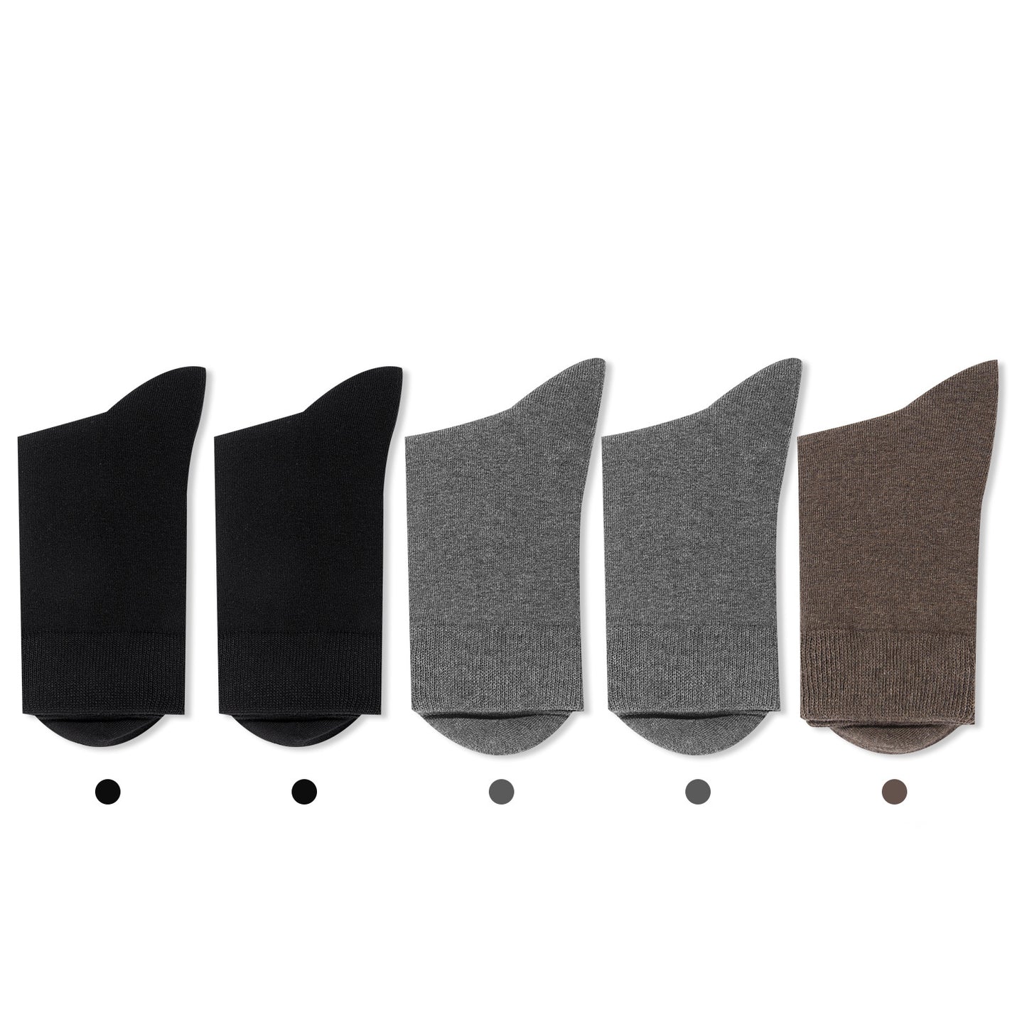 Men's 5-Pairs Crew Socks