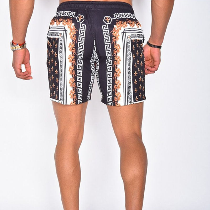 Casual Print Resort Style Shorts